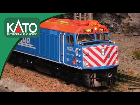 HO-Scale Metra F40PHs and Amtrak Viewliner IIs! (KATO Monthly Announcement)