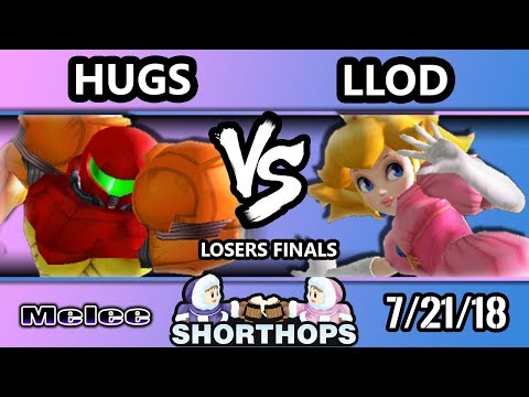 SH 1 SSBM - DIG | HugS (Samus) Vs. lloD (Peach) - Smash Melee Losers Finals