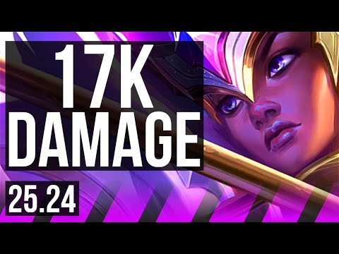 RELL & Xayah vs NAUTILUS & Kai'Sa (SUP) | 17K damage | KR Challenger | 25.24