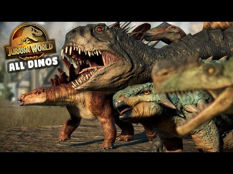 EVERY NEW DINOSAUR!!! - Camp Cretaceous & Free Update | Jurassic World Evolution 2