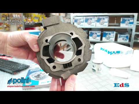 POLINI Unboxing | Vespa T5 125cc kit 152cc - 140.0057