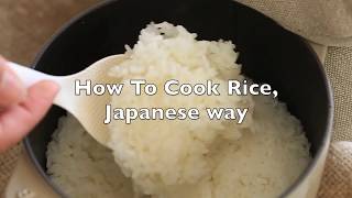 How to cook rice, Japanese way