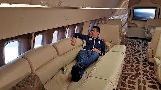 Flying the Presidential VIP Boeing 727 Private Jet