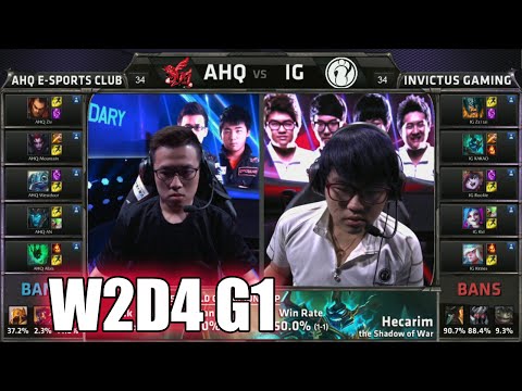 ahq vs Invictus Gaming | Week 2 Day 4 Group B LoL S5 World Championship 2015 | AHQ vs IG G2 Worlds