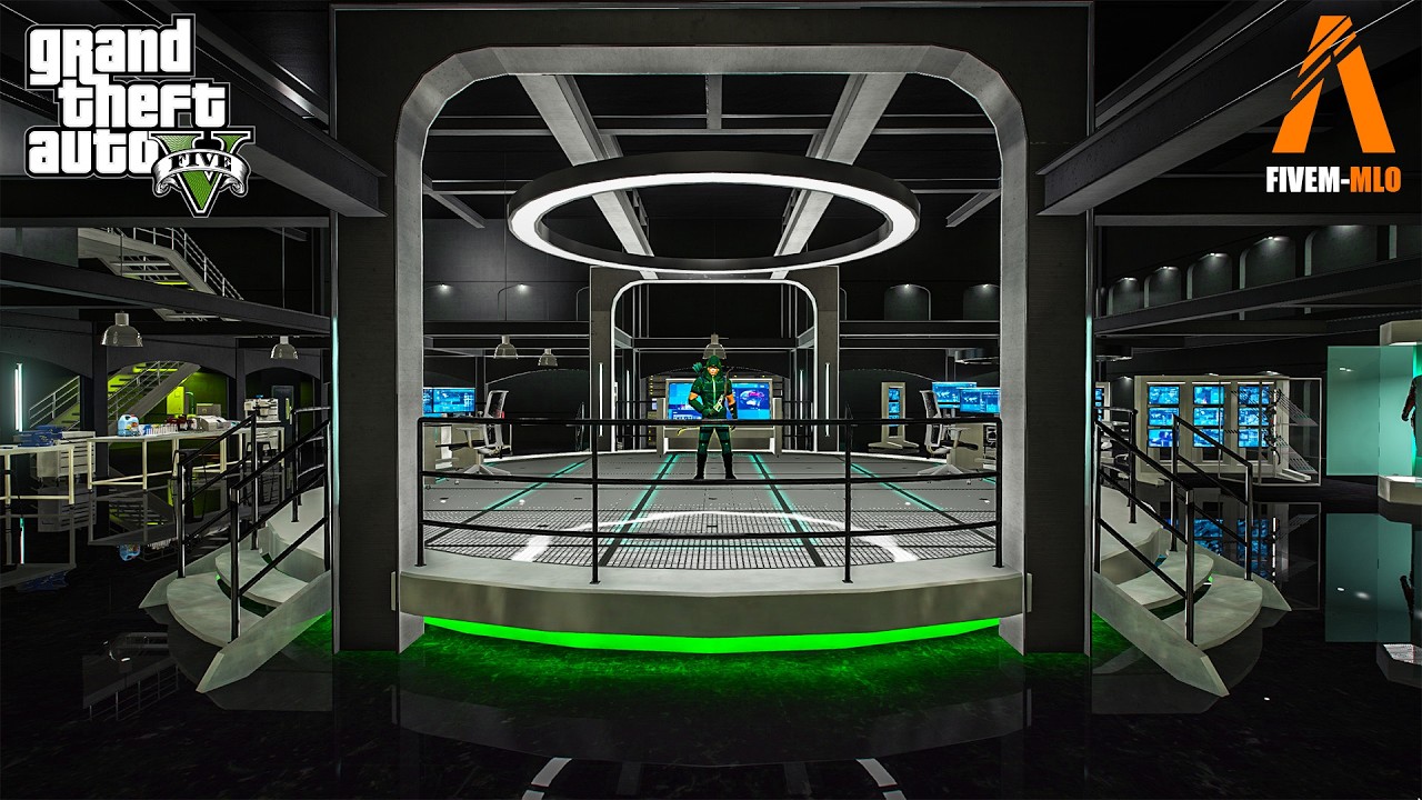GTA 5 - Green Arrow Bunker MLO | GTAV Singleplayer & FiveM