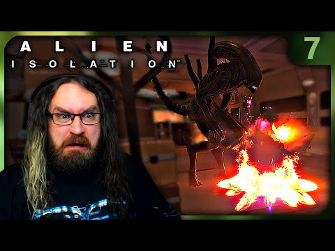 Playing catch with the Alien! | Let's Play Alien: Isolation - Ep. 7 [Blind Playthrough]