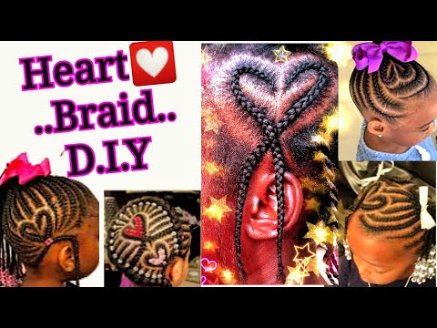 HOW TO MAKE BRAIDED HEART Step By Step (2) || +Style...