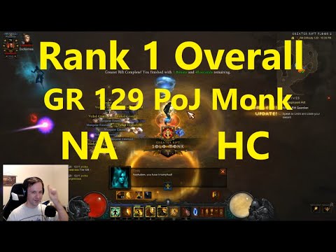 GR 129 Rank 1 Overall Monk PoJ NA HC S23