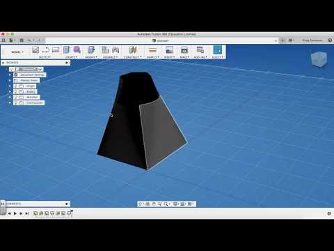 3D CAD with Fusion 360 - Construct offset planes
