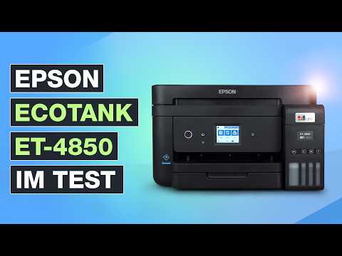Epson EcoTank ET-4850 im Test – Eignet sich der Drucker für das Home Office? - Testventure