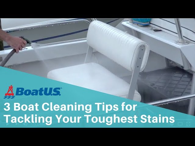 3 Boat Cleaning Tips & Tricks to Tackle Your Toughest Stains | BoatUS