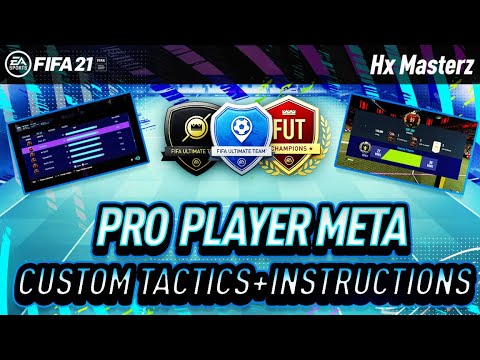 POST PATCH TOP 200 META CUSTOM TACTICS AND INSTRUCTIONS! 442 4231 4312 3421(FIFA 21 Ultimate Team)