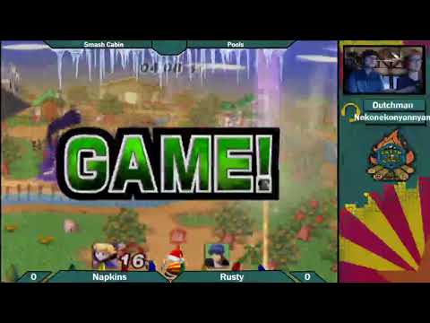 Smash Camp: Napkins (Peach) vs Rusty (Marth) Pools