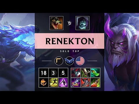Renekton Top vs Yorick - NA Diamond Patch 25.20