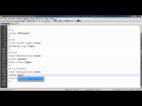 Creating Vertical Menu Bar in CSS Tamil