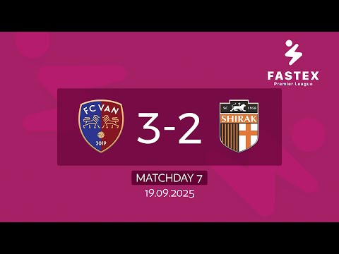 Fastex Premier League. Matchday 7. Van - Shirak (19.09.2025)