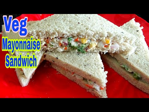 Mayonnaise sandwich|MultigrainBreadSandwich| KidsTiffinbox recipe|Quick Breakfast Recipe|Mayo Recipe
