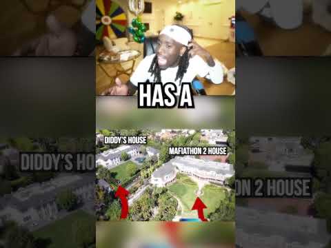 Kai Cenat Realizes He's Next To P. Diddy House 🤣