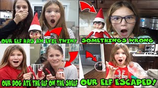 Evil Elf On The Shelf Twin The Movie! Elf Escaped Quarantine | My Dog At My Elf | Somethings Wrong