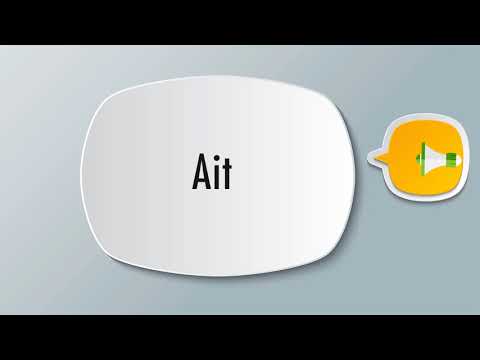 How To Pronounce Ait in french