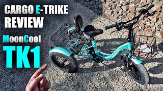 MoonCool TK1 E-Trike Review - Fat Tires & Plenty of Cargo Room but is it any Good?