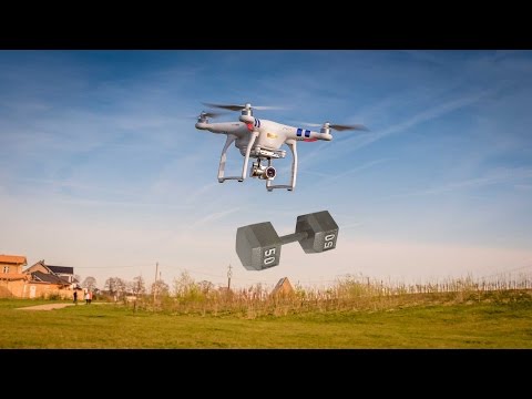 DJI Phantom 3 Payload Test | How much Can Phantom 3 Pick Up?