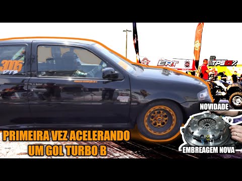 DESAFIO ACEITO  PELA 1ª VEZ ACELERANDO UM GOL TURBO B - TESTANDO EMBREAGEM MULTI DISCO C/ REGULAGEM