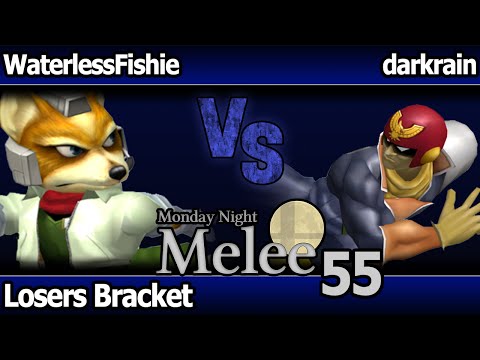 MNM 55 Melee - FX | WaterlessFishie (Fox) vs darkrain (C Falcon) - Losers Bracket
