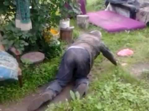 Пришел с рыбалки.