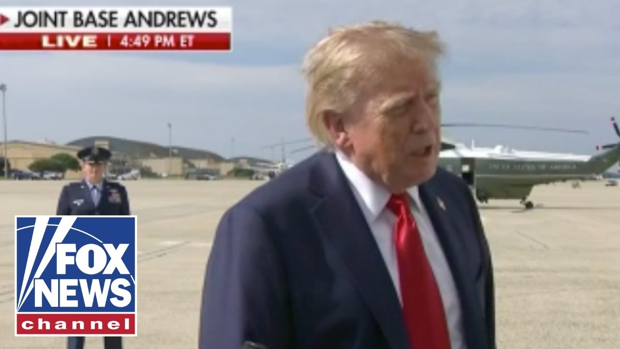 WATCH: President Trump takes reporter questions