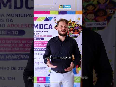 3ª Conferência Municipal dos Direitos da Criança e do Adolescente em Carii do Tocantins - TO | 2026