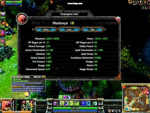 Kog'maw build 100% crit