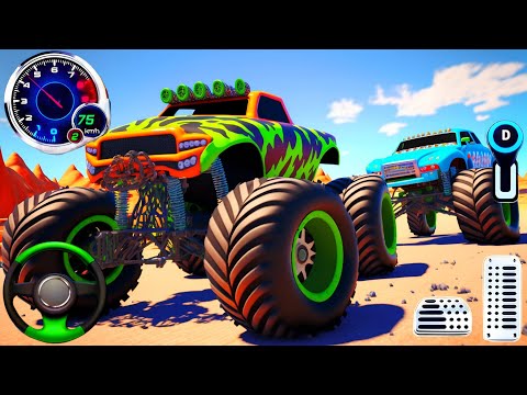 Real Whirlpool Demolition Derby 3D - Monster Truck Stunt Racing Simulator 2024 - Android Gameplay