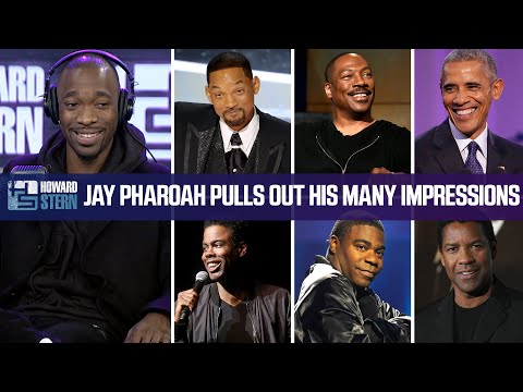 Jay Pharoah Does 9 Celebrity Impressions on the Howard Stern Show