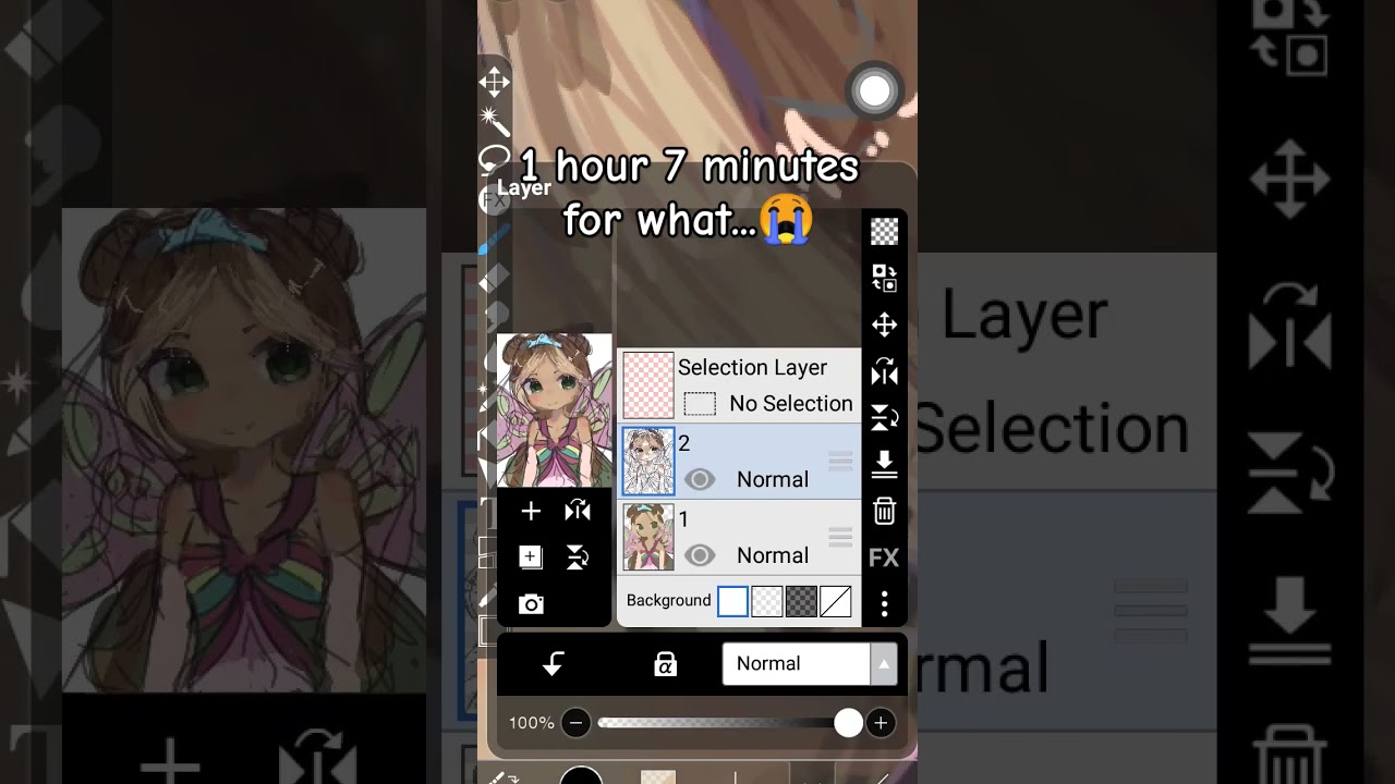 back into my art era..I think #art#digitalart#ibispaintx#shorts