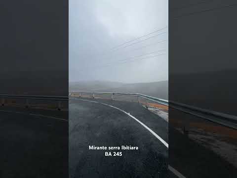 Névoa cobriu todo o mirante. Nem parece  que estamos na Bahia