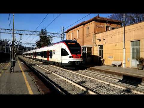 I TILO ETR 524 IN TRANSITO VELOCE CON STROMBAZZATA A CARIMATE (CO) VEN. 29 - 12 - 2017