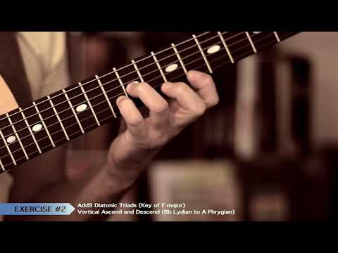 Add9 Triad Workout (major / melodic minor) - Sample Exercises