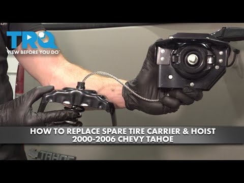 How to Replace Spare Tire Carrier & Hoist 2000-2006 Chevy Tahoe