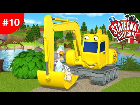 Statečná autíčka - Mapa k pokladu | Kreslené pro Děti | Animované pro Děti