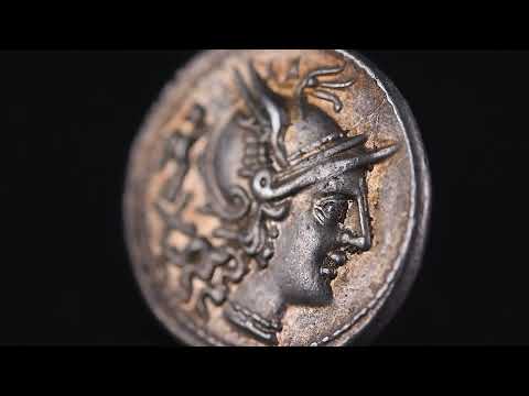 Moneta, Terentia, Denarius, 147 BC, Rome, Pedigree, SPL, Argento, Crawford:217/1