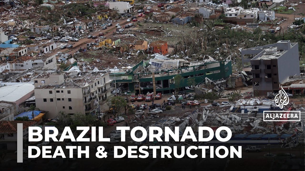 Brazil tornado: Six dead after 250 KPH winds tear through town