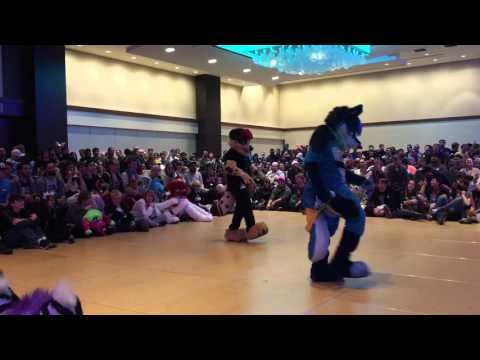 MFF 2015 Floor Wars - Fursuit Quarter Finals - Teej vs Rahne