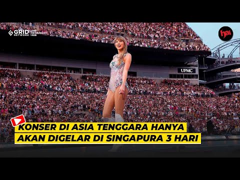 Taylor Swift Bakal Konser The Eras Tour di Singapura dan Tokyo