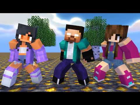 MONSTER SCHOOL : DUN DUN DANCE XDJAMES WITH APHMAU AND JULIA - MINECRAFT ANIMATION