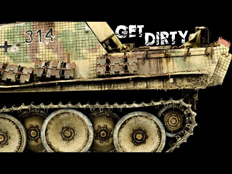 Dust And Mud Weathering Broken Down Into Simple Steps (Jagdpanther 314)