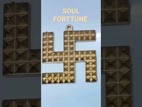 Copper swastik pyramid door sign for all vastu problems