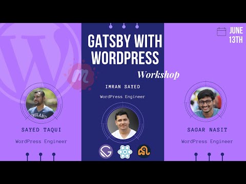 Gatsby Wordpress Workshop | Gatsby WordPress ACF | gatsby wordpress tutorial | GraphQL