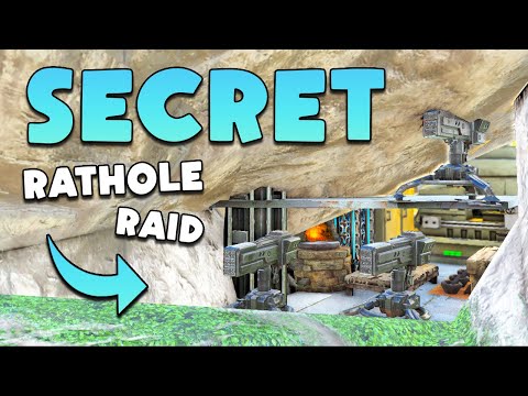 SOLO Raiding A Hidden RATHOLE For Crazy Profit ARK
