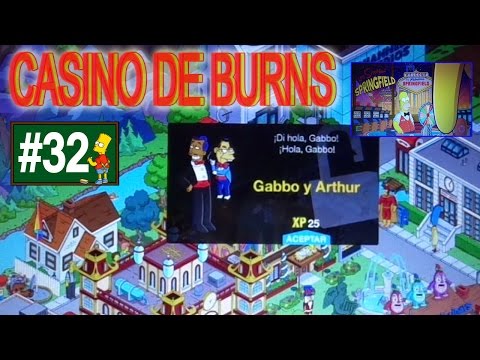 Los Simpson Springfield "Casino de Burns - Cap. 32 - Arthur y Gabbo" por Tony